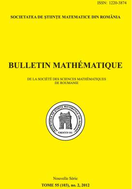 Bulletin Matematique, 2012, Nr 2 - Click Image to Close