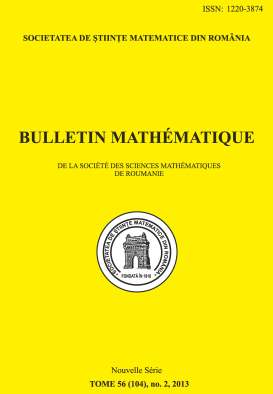Bulletin Matematique, 2013, Nr 1 - Click Image to Close