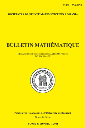 Bulletin Matematique, 2018, Nr 1 - Click Image to Close