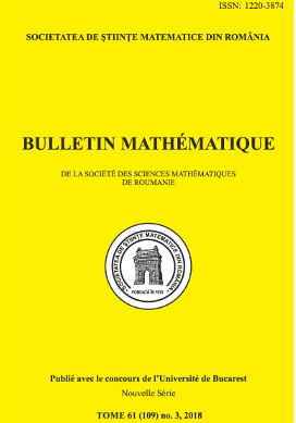 Bulletin Matematique, 2018, Nr 3 - Click Image to Close