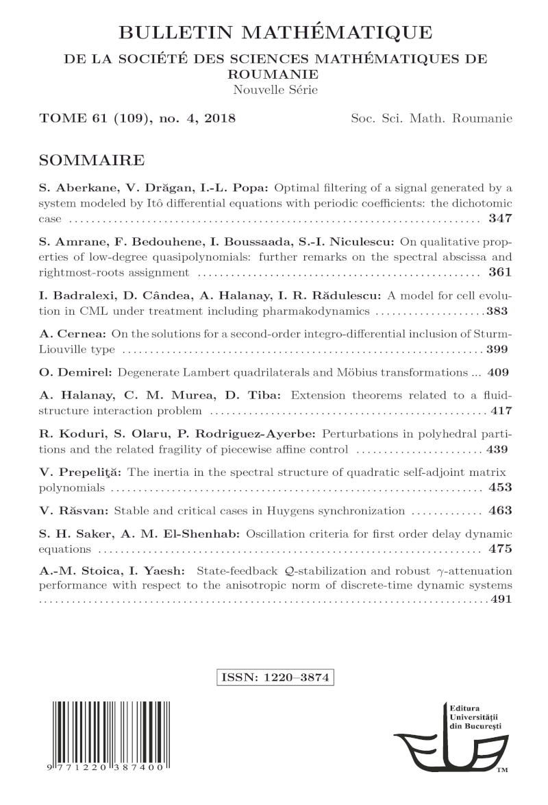 Bulletin Matematique, 2018, Nr 4 - Click Image to Close