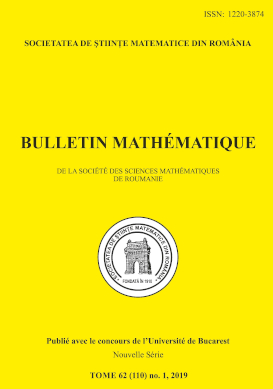Bulletin Matematique, 2019, Nr 1