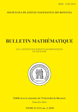 Bulletin Matematique, 2020, Nr 1 - Click Image to Close
