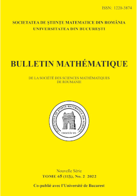 Bulletin Matematique, 2022, Nr 2 - Click Image to Close
