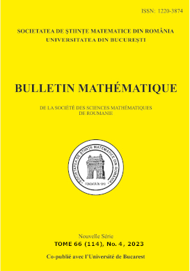 Bulletin Matematique, 2023, Nr 4 - Click Image to Close