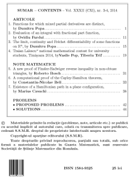 Gazeta Matematica Seria A, 2014, Nr 3-4