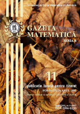 Gazeta Matematica Seria B, 2017, Nr 11 - Click Image to Close