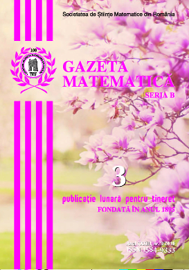 Gazeta Matematica Seria B, 2018, Nr 3