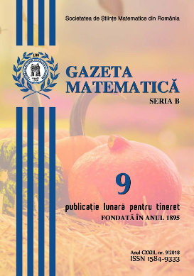 Gazeta Matematica Seria B, 2018, Nr 9 - Click Image to Close