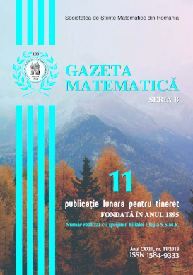 Gazeta Matematica Seria B, 2018, Nr 11 - Click Image to Close