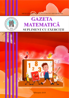 Gazeta Matematica Seria B, 2019, Nr 2 - Click Image to Close