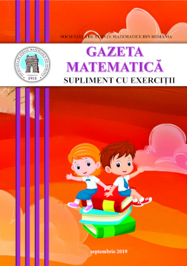 Gazeta Matematica Seria B, 2019, Nr 9 - Click Image to Close