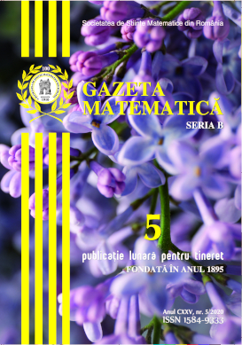 Gazeta Matematica Seria B, 2020, Nr 5 - Click Image to Close