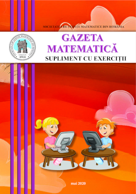 Gazeta Matematica Seria B, 2020, Nr 5 - Click Image to Close