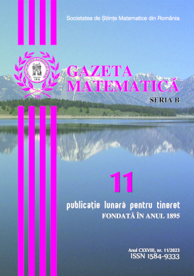 Gazeta Matematica Seria B, 2023, Nr 11 - Click Image to Close