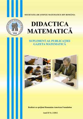 Didactica Matematica, 2012, Nr 2