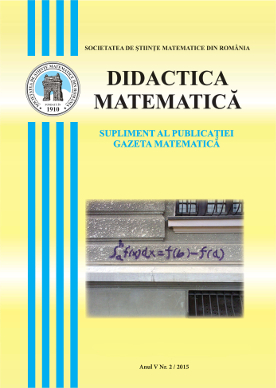 Didactica Matematica, 2015, Nr 2 - Click Image to Close