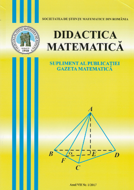 Didactica Matematica, 2017, Nr 1 - Click Image to Close