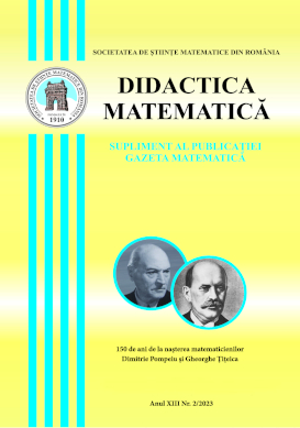 Didactica Matematica, 2023, Nr 2 - Click Image to Close