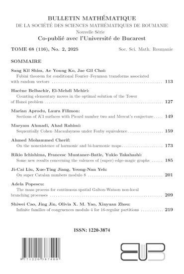 Bulletin Matematique, 2025, Nr 2 - Click Image to Close