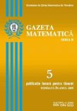 Gazeta Matematica Seria B, 2012, Nr 5