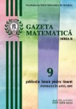 Gazeta Matematica Seria B, 2015, Nr 9