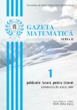 Gazeta Matematica Seria B, 2025, Nr 1