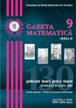 Gazeta Matematica Seria B, 2025, Nr 9