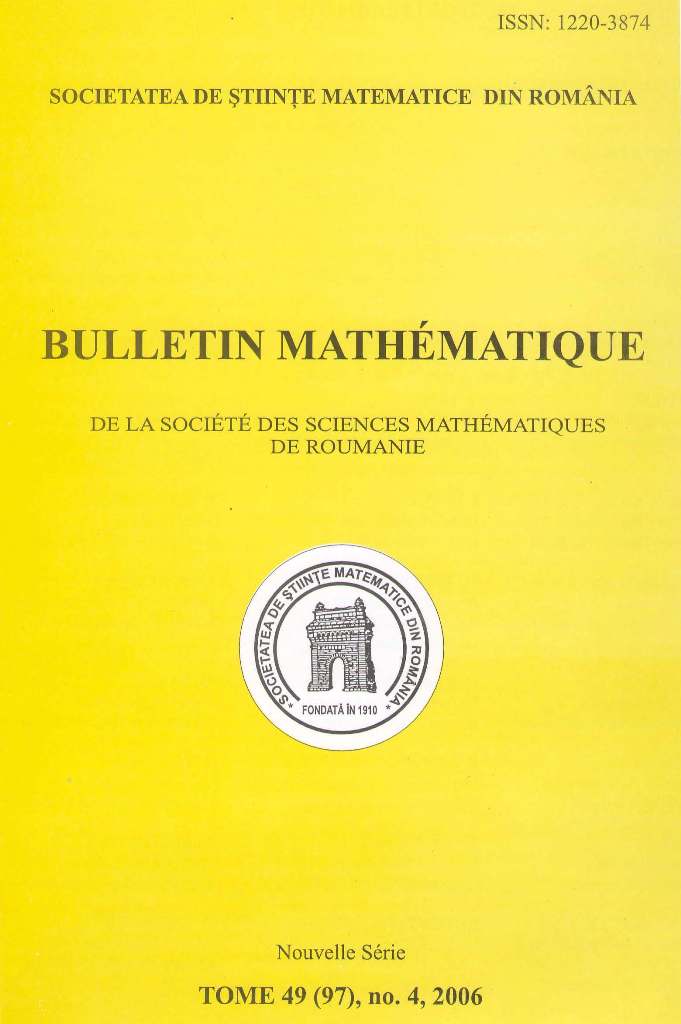 Bulletin Matematique, 2006, Nr 4