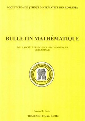 Bulletin Matematique, 2012, Nr 1