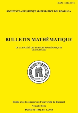 Bulletin Matematique, 2013, Nr 3