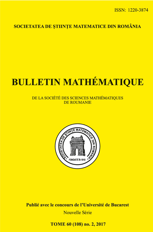 Bulletin Matematique, 2017, Nr 2