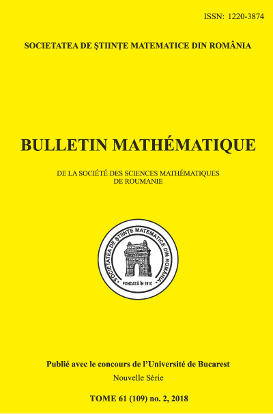 Bulletin Matematique, 2018, Nr 2