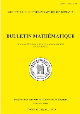 Bulletin Matematique, 2019, Nr 2