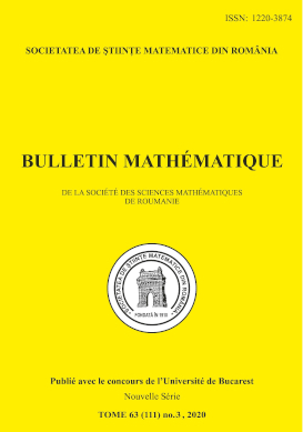 Bulletin Matematique, 2020, Nr 3