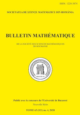 Bulletin Matematique, 2020, Nr 4