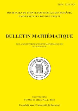 Bulletin Matematique, 2021, Nr 3