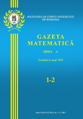 Gazeta Matematica Seria A, 2017, Nr 1-2