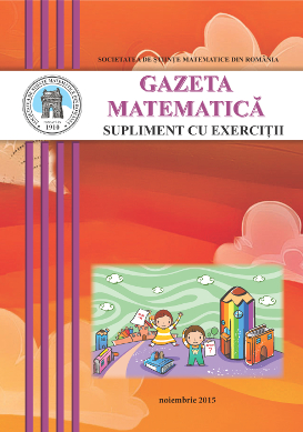 Gazeta Matematica Seria B, 2015, Nr 11 - Click Image to Close