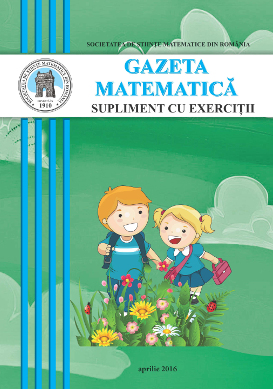 Gazeta Matematica Seria B, 2016, Nr 4