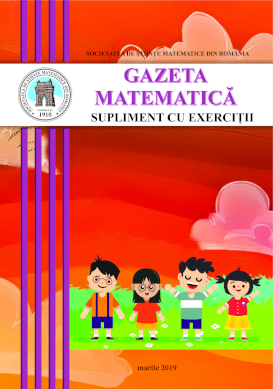 Gazeta Matematica Seria B, 2019, Nr 3