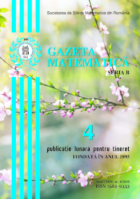 Gazeta Matematica Seria B, 2019, Nr 4 - Click Image to Close