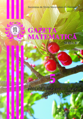 Gazeta Matematica Seria B, 2019, Nr 5 - Click Image to Close