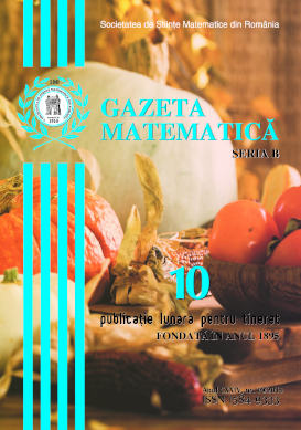 Gazeta Matematica Seria B, 2019, Nr 10 - Click Image to Close