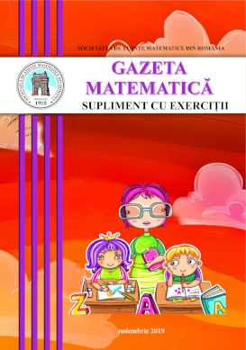Gazeta Matematica Seria B, 2019, Nr 11