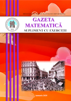 Gazeta Matematica Seria B, 2020, Nr 1 - Click Image to Close
