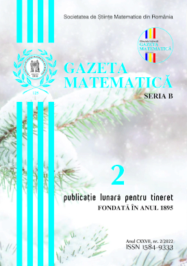 Gazeta Matematica Seria B, 2022, Nr 2