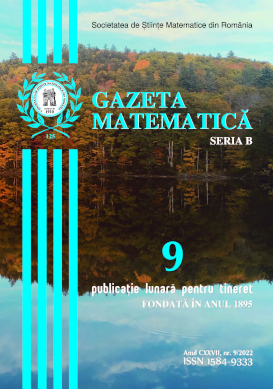 Gazeta Matematica Seria B, 2022, Nr 9