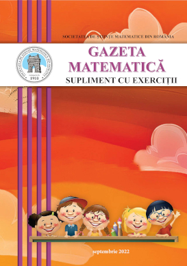 Gazeta Matematica Seria B, 2022, Nr 9