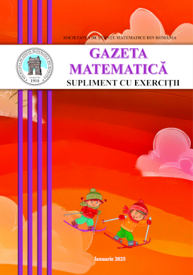 Gazeta Matematica Seria B, 2025, Nr 1